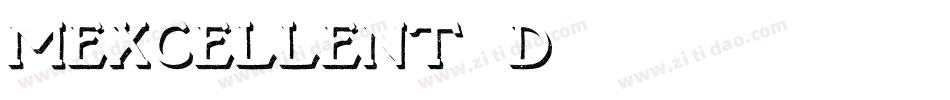 Mexcellent 3D字体转换